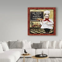 סימן מסחרי אמנות מטבח אמנות בד 'ביסטרו שף' על ידי ז ' אן פלוט