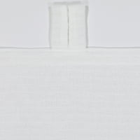 לוח חלון סינון אור פסים של Mercantile Willow, לבן, 50x108