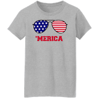 גרפי אמריקה קצר שרוול גרפי קלאסי מתאים חולצה חבילה
