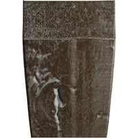 עבודת טחנה של Ekena 4 H 4 D 60 W אורן סנוטי פאו אח עץ אח מנטל ערכת Washford Corbels, Vintage Mahogany