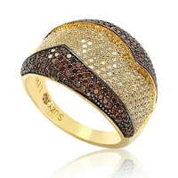 טבעת יום השנה לזירקוניה מעוקב סטרלינג סטרלינג זהב לבן טבעת יום השנה