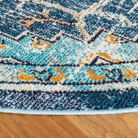 מדיסון דליה בציר מסורתי אזור שטיח, כחול אור כחול, 11 ' 11 ' עגול