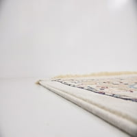 נול ייחודי מקורה מלבני פרחוני שטיחים מסורתיים שטיחים בז 'לבנים, 13' 19 '8