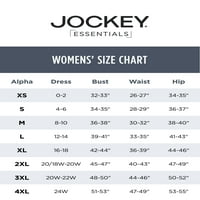 Jockey® Essentials Seamfree® תחתונים קצרים של הרזיה, עיצוב קירור, תחתוני החלקה של בטן, של 2, גדלים קטנים